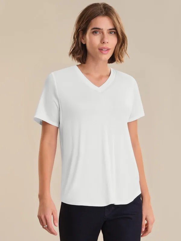 V-Neck Short Sleeve Tee sold by 89th & Madison
