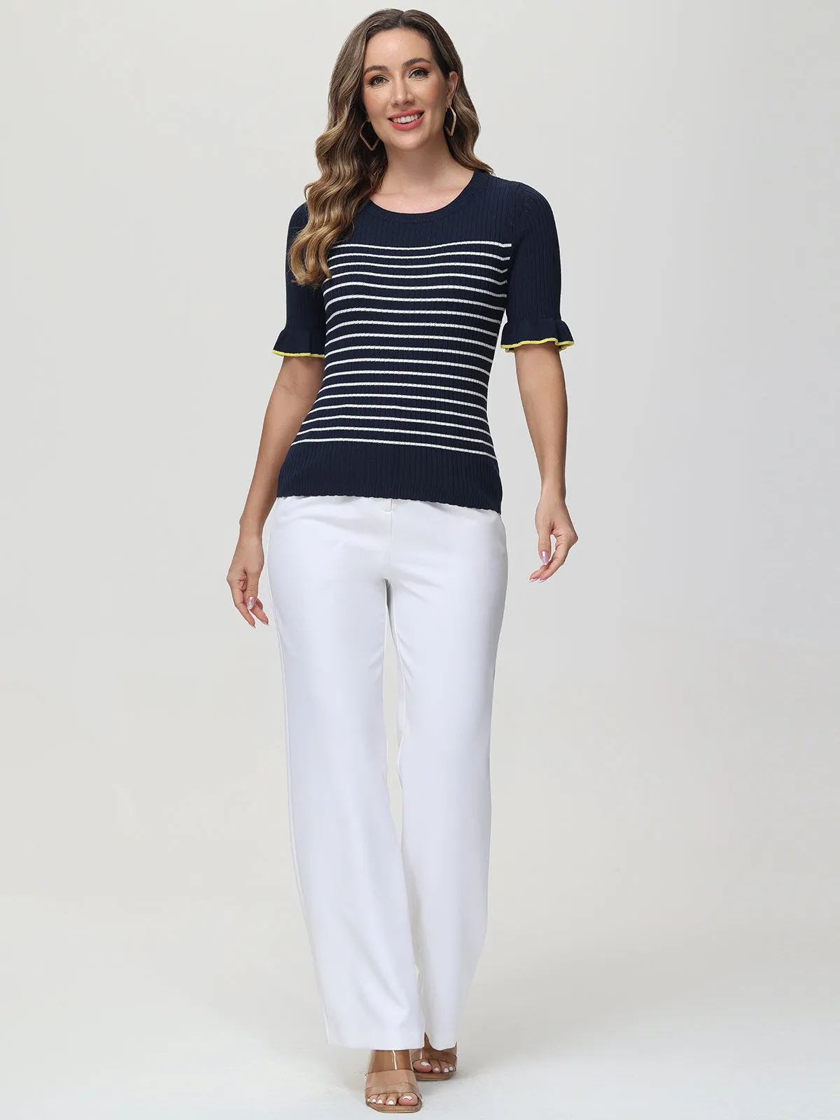 Ultra Stretch Straight Leg Pants sold by 89th & Madison product image thumbnail 2