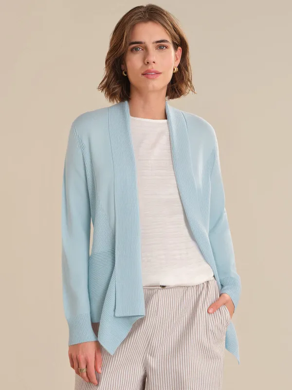 Drape Open Front Cardigan sold by 89th & Madison