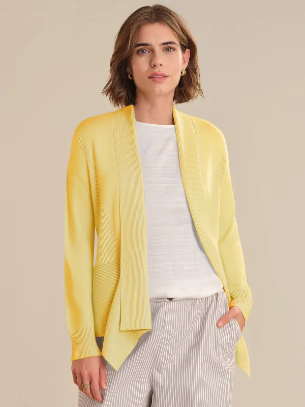 Drape Open Front Cardigan sold by 89th & Madison