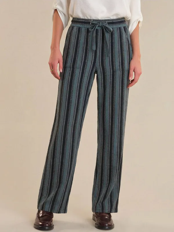 Stripe Wide Leg Drawstring Pants sold by 89th & Madison