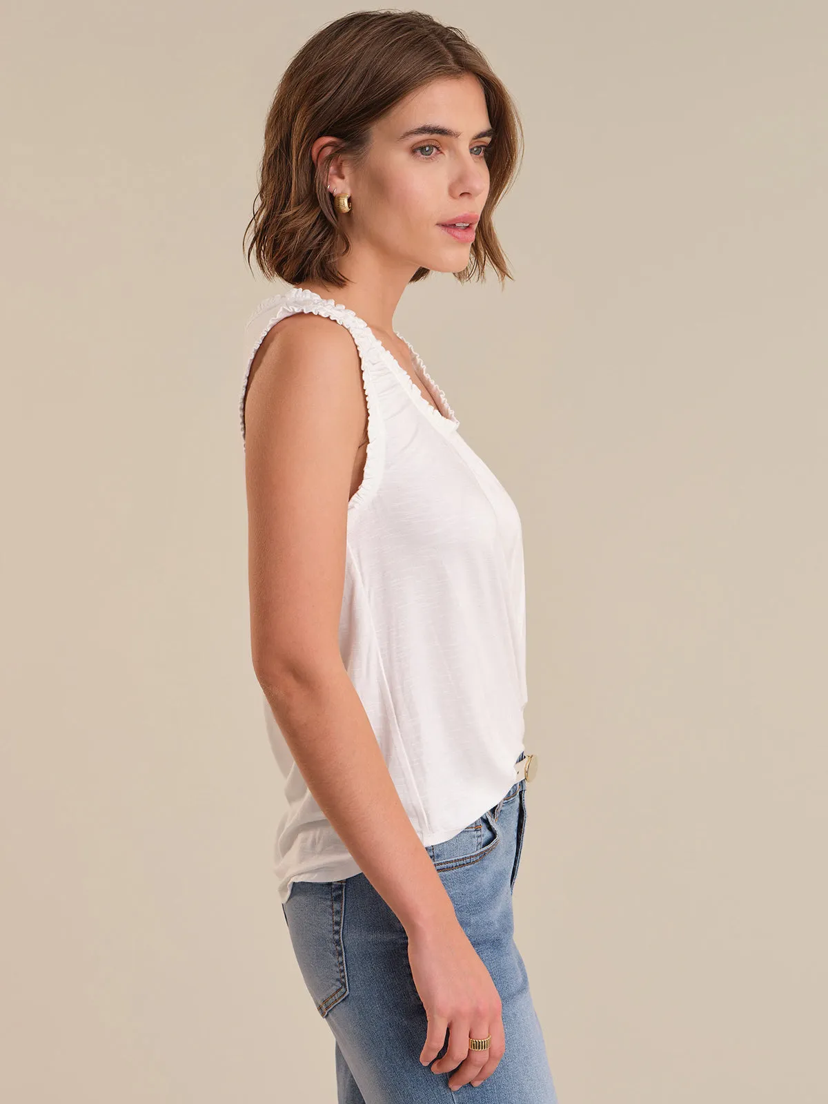 Ruched Tank Top sold by 89th & Madison product image thumbnail 3