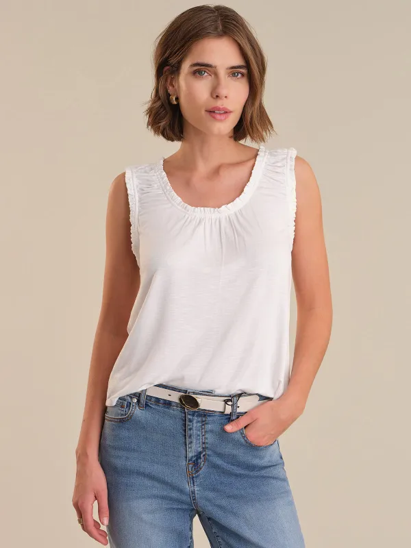 Ruched Tank Top sold by 89th & Madison