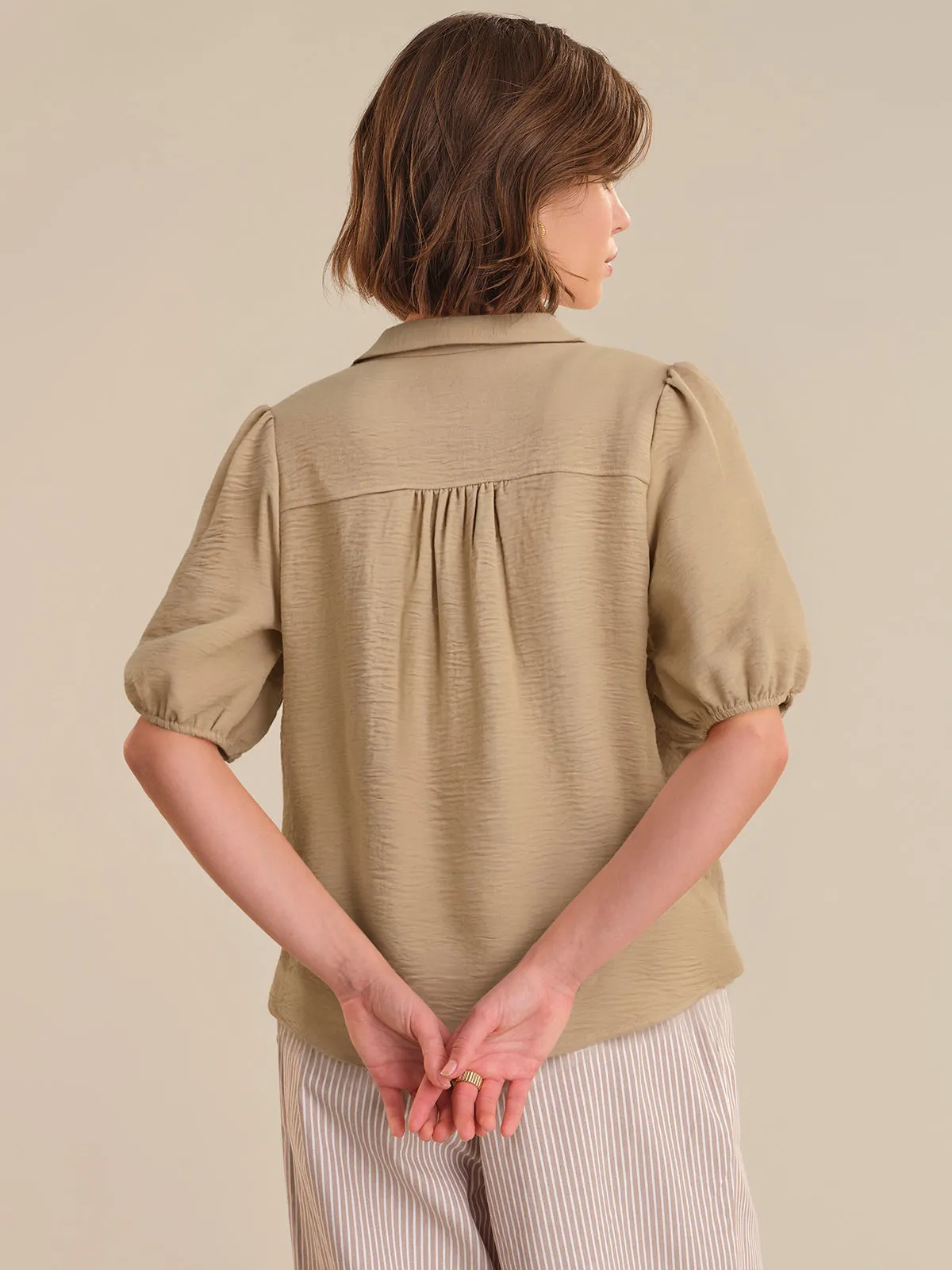 Textured Puff Sleeve Blouse sold by 89th & Madison product image thumbnail 2
