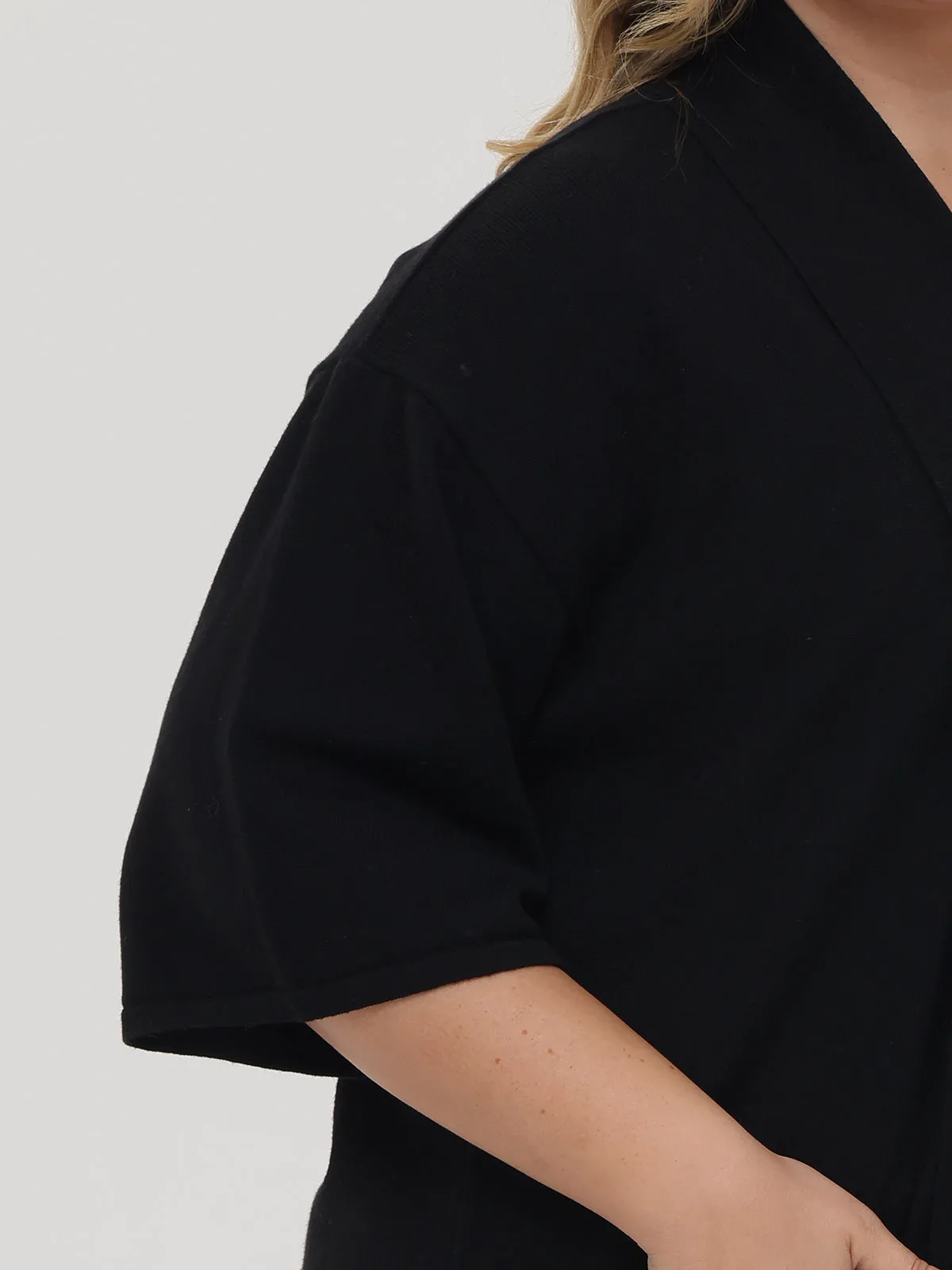 Plus Kimono Sleeve Cardigan sold by 89th & Madison product image thumbnail 5