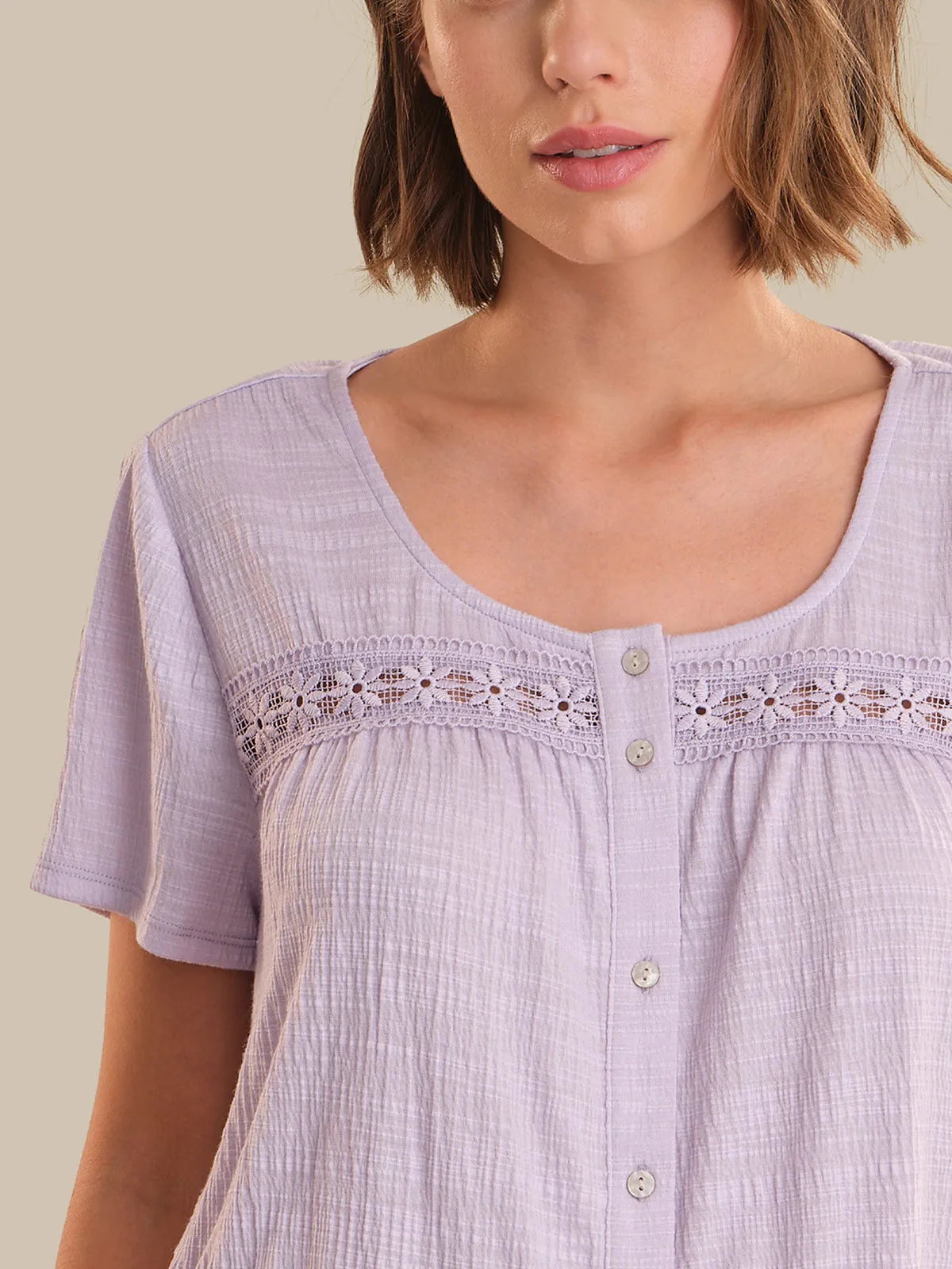 Tiered Peplum Knit Top sold by 89th & Madison product image thumbnail 4