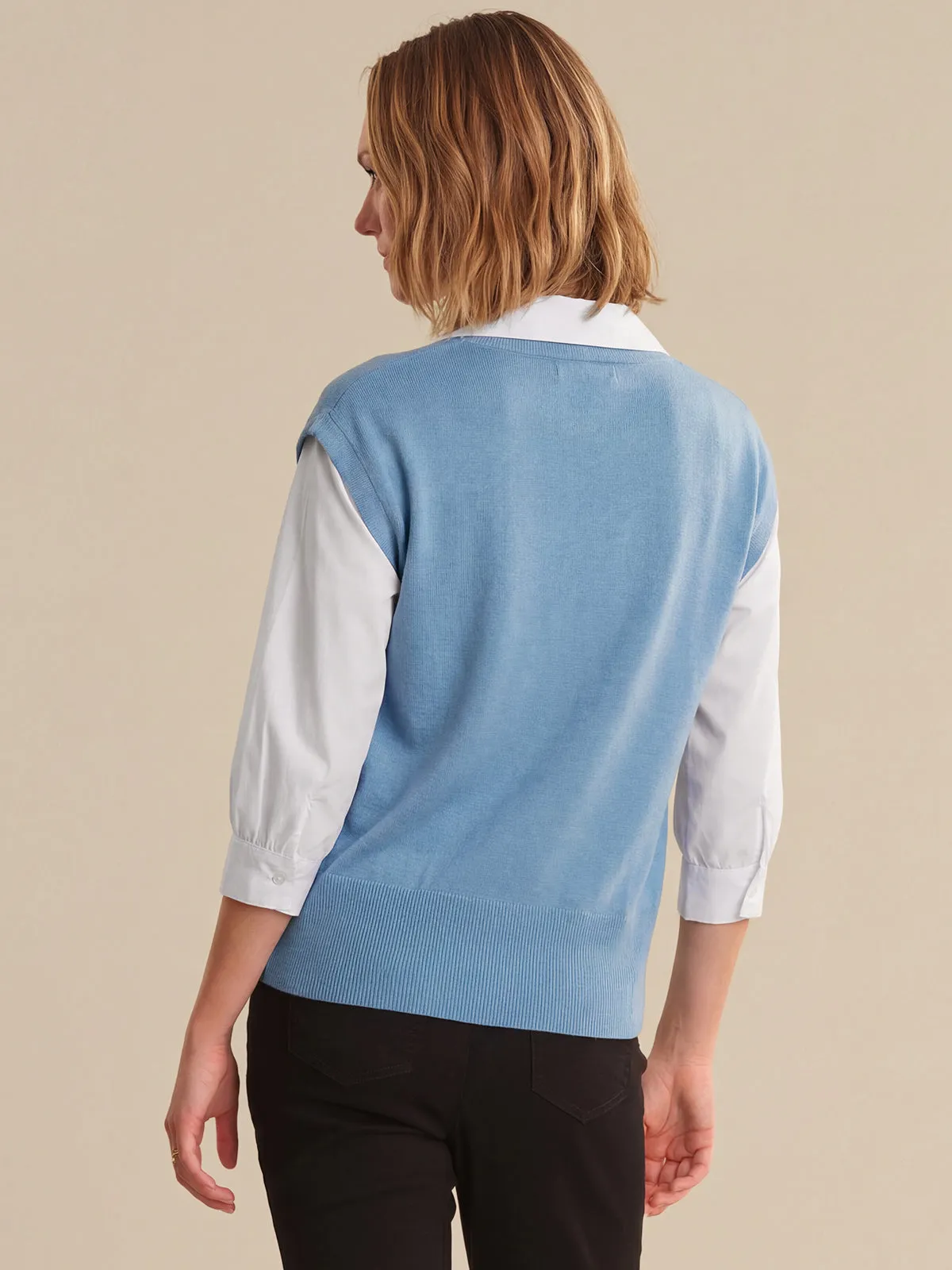 Madison Mixed Media Sweater sold by 89th & Madison product image thumbnail 2