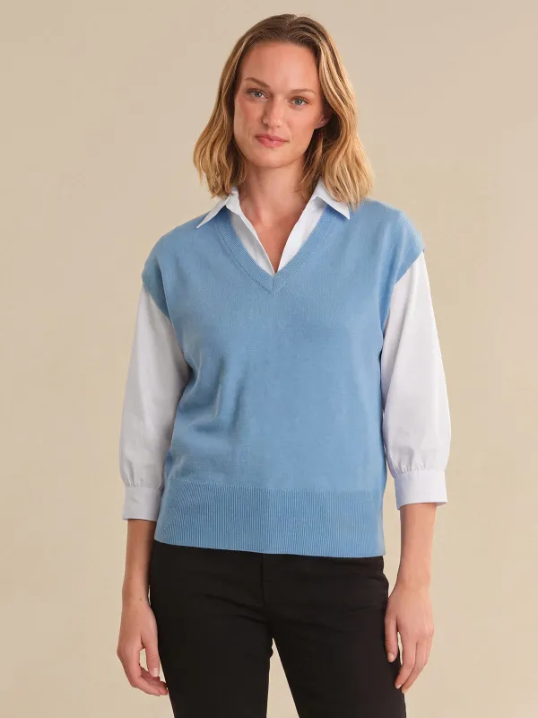 Madison Mixed Media Sweater made by 89th & Madison