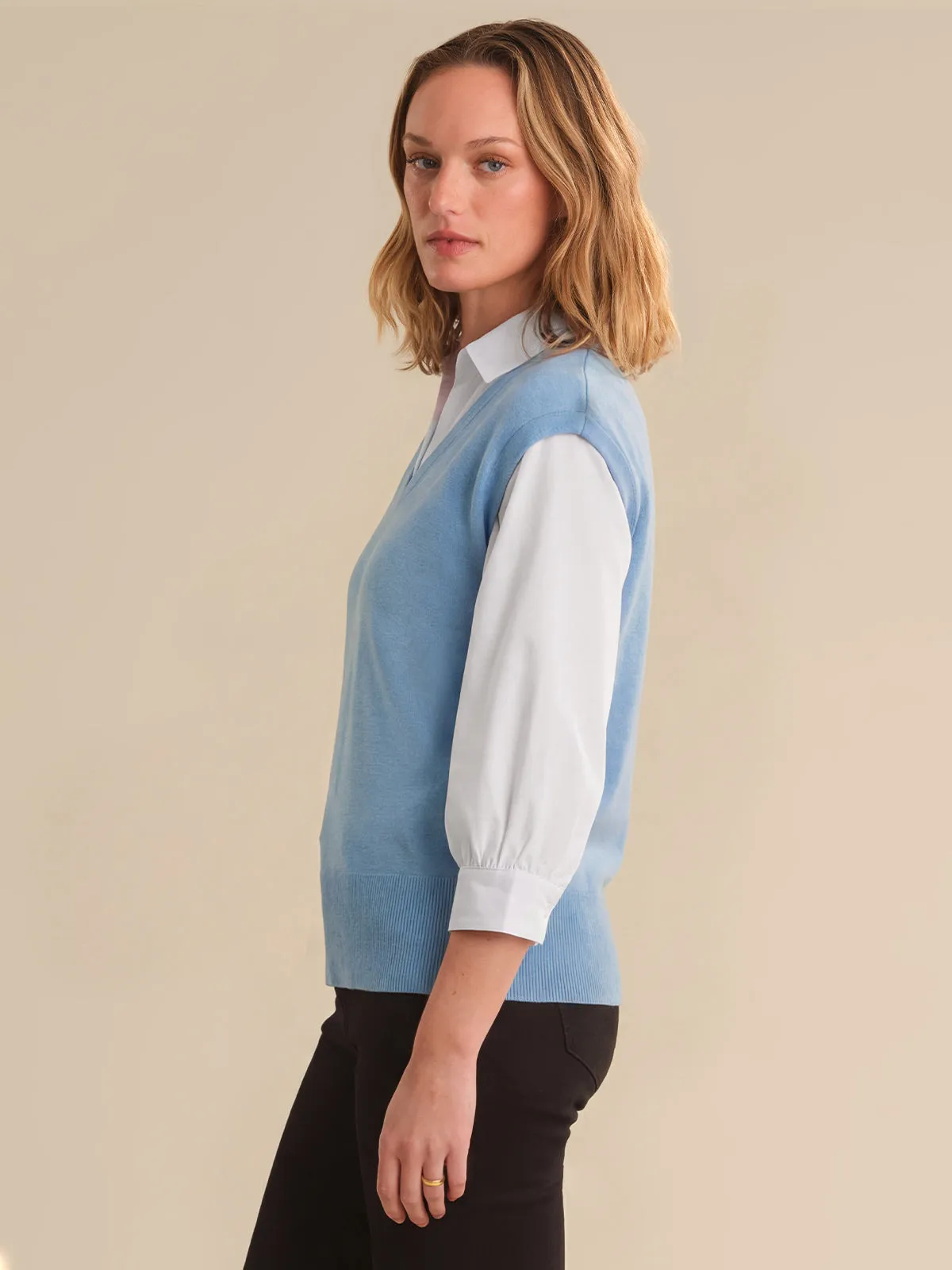 Madison Mixed Media Sweater sold by 89th & Madison product image thumbnail 3