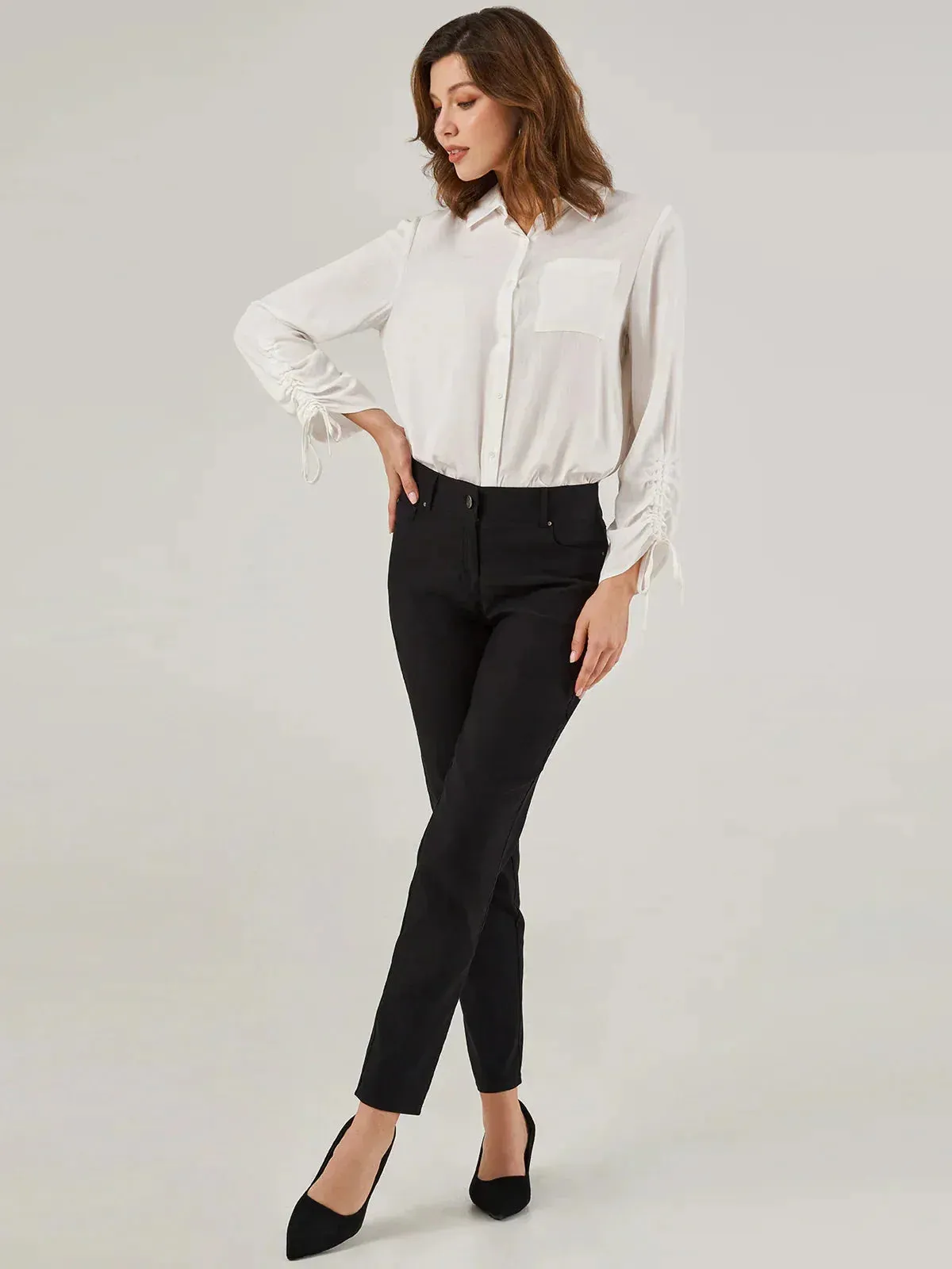 Ultra Stretch Straight Leg Pants sold by 89th & Madison product image thumbnail 2