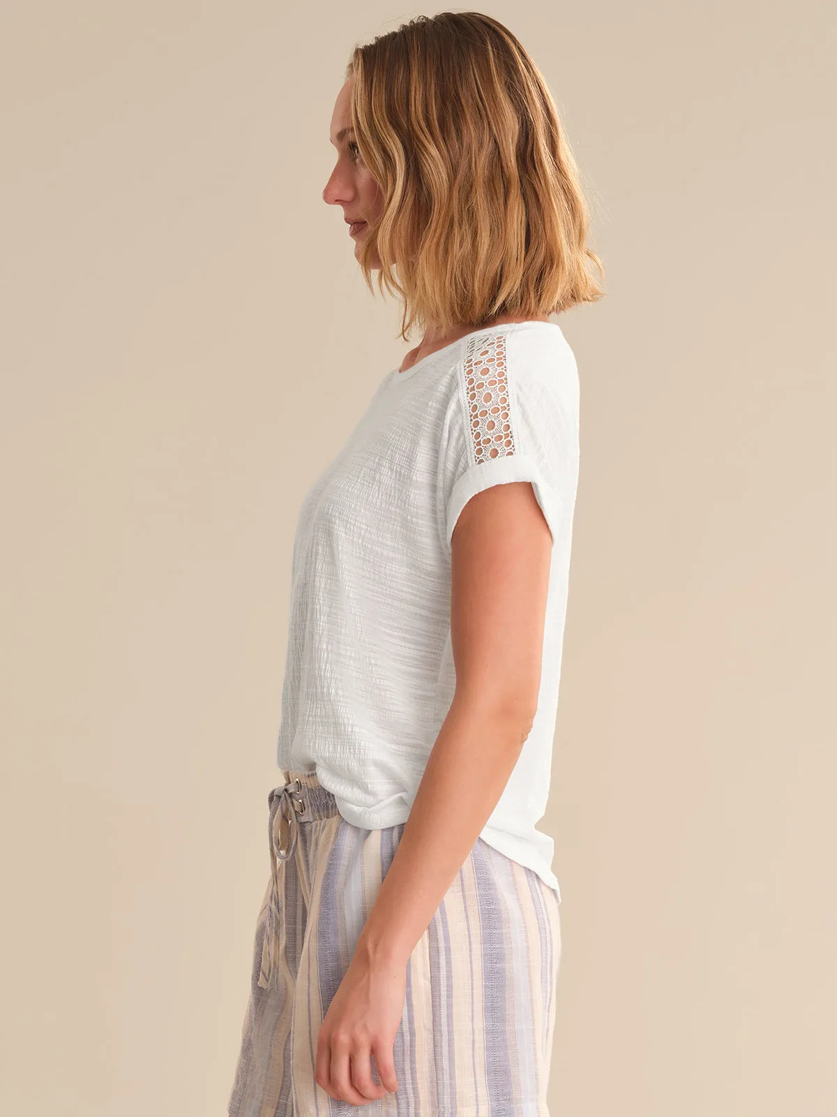 Lace Inset Dolman Sleeve Top sold by 89th & Madison product image thumbnail 3