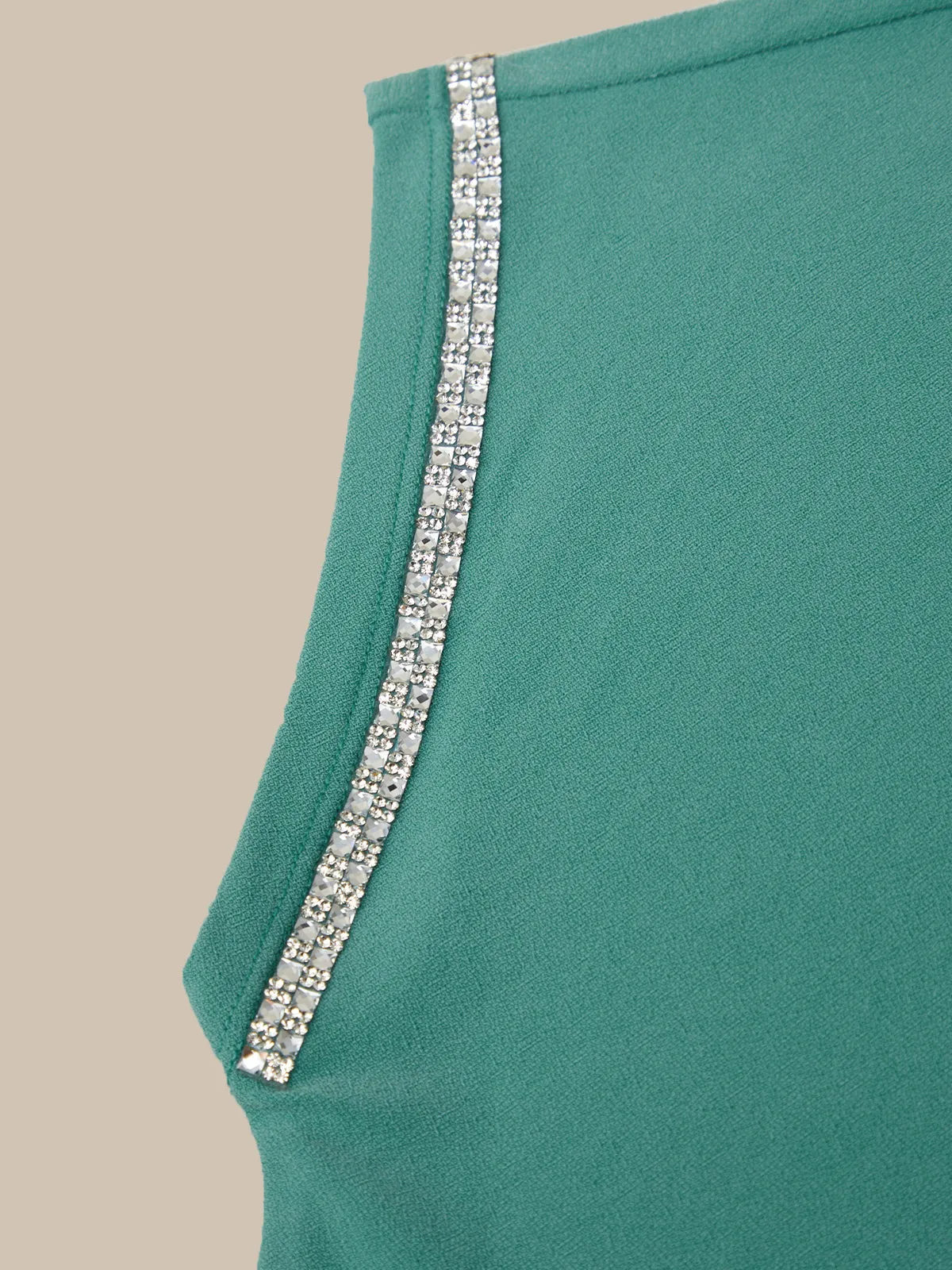 Lace Up Jeweled Dolman Cool Feel Top sold by 89th & Madison product image thumbnail 5