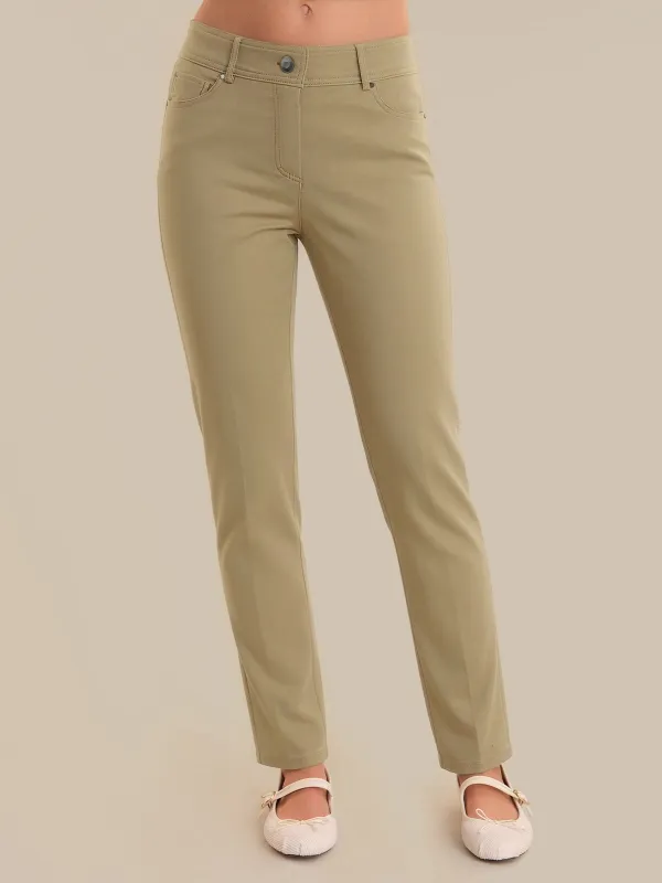 Ultra Stretch Straight Leg Pants made by 89th & Madison
