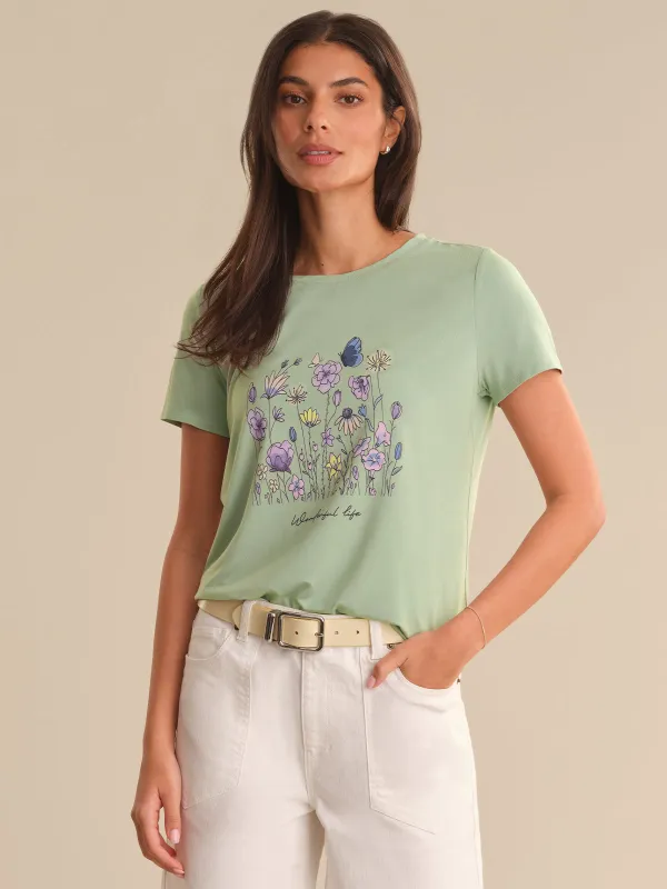 Wonderful Life Graphic Tee made by 89th & Madison