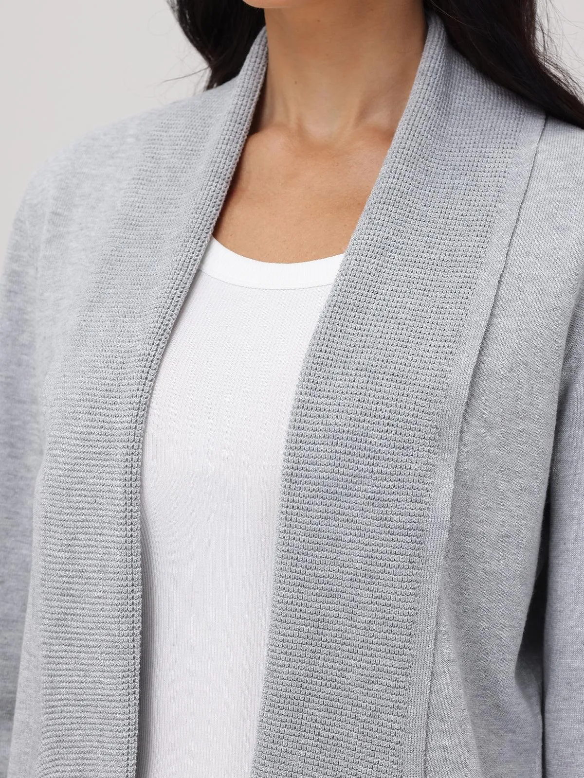 Waffle Stitch J-Pocket Cardigan sold by 89th & Madison product image thumbnail 4