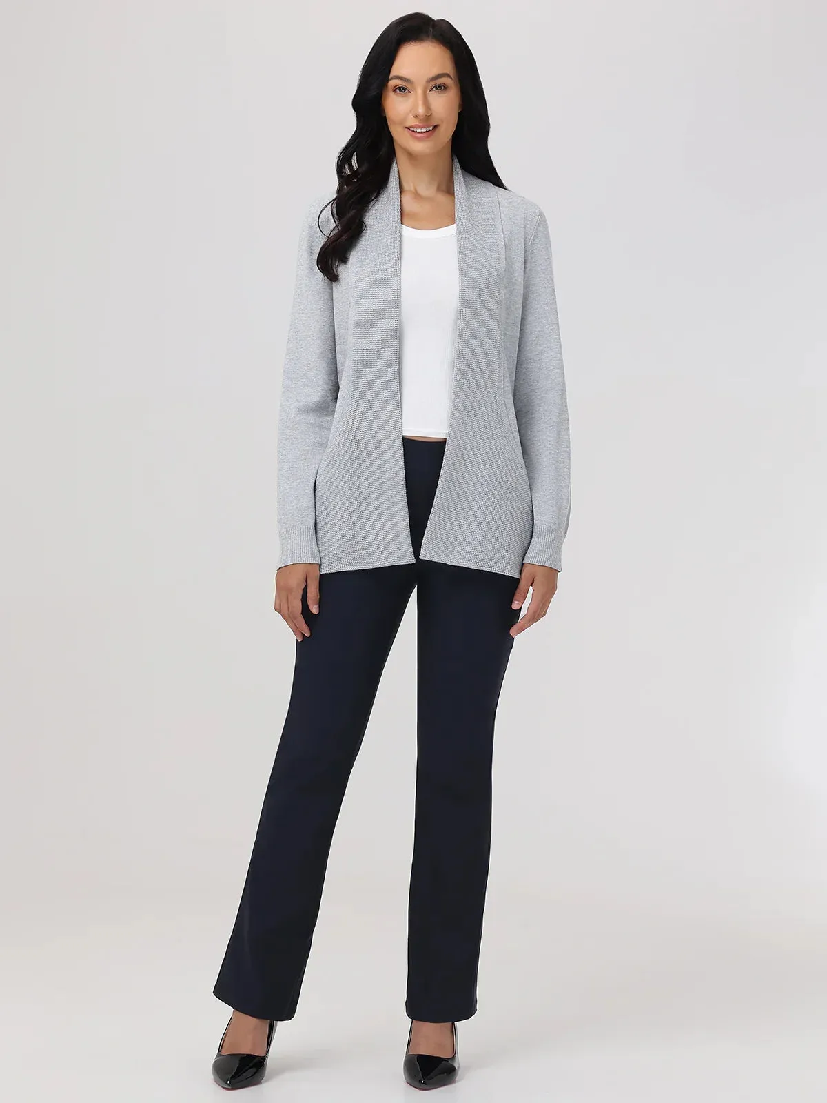 Waffle Stitch J-Pocket Cardigan sold by 89th & Madison product image thumbnail 5