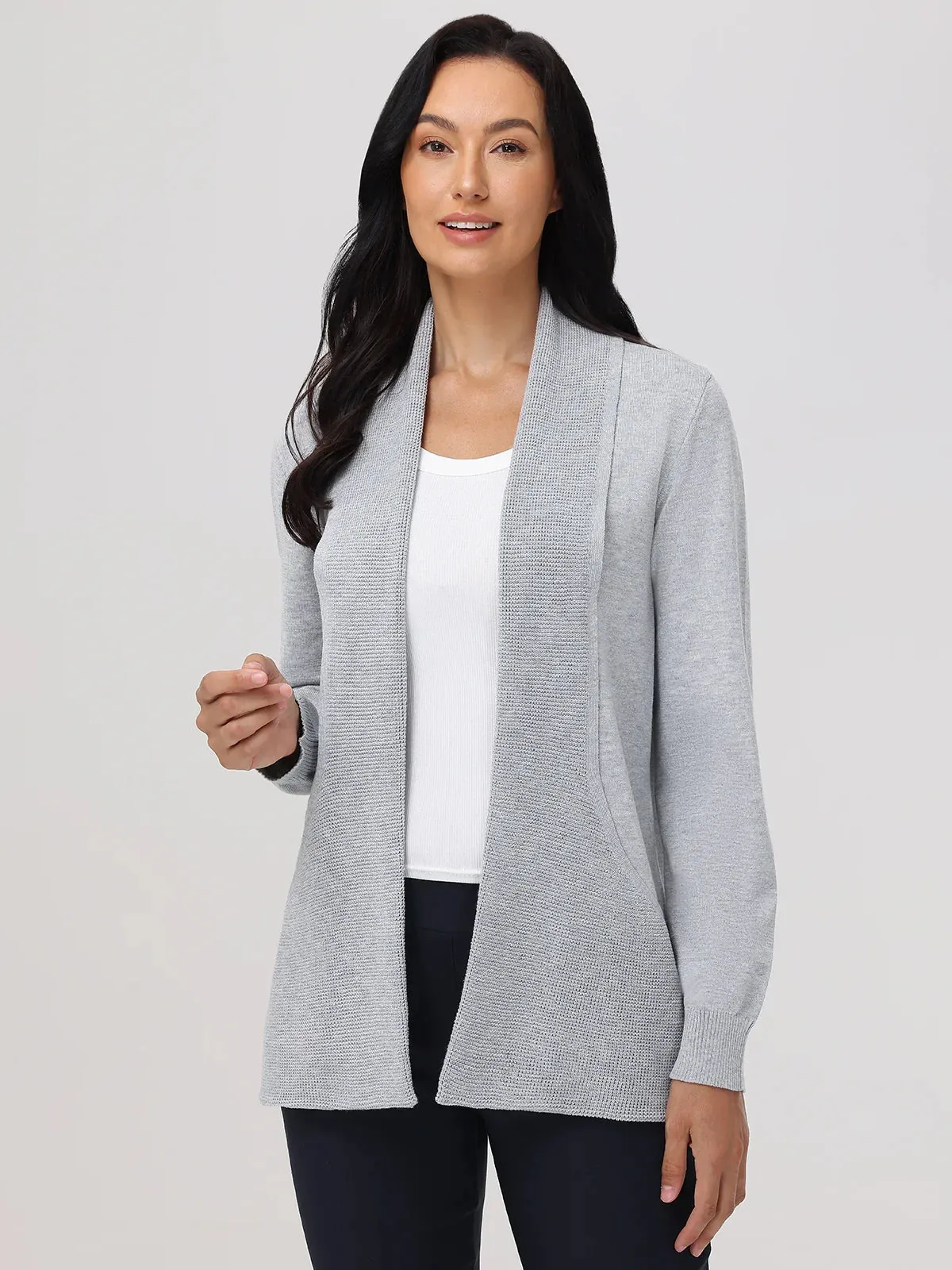 Waffle Stitch J-Pocket Cardigan sold by 89th & Madison