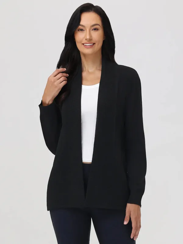 Waffle Stitch J-Pocket Cardigan made by 89th & Madison