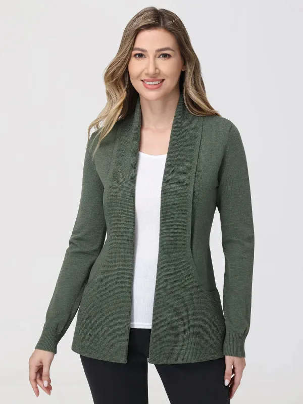Waffle Stitch J-Pocket Cardigan made by 89th & Madison