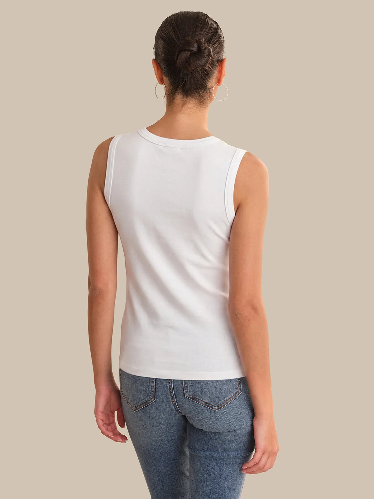 Cowgirl Boots Print Tank Top sold by 89th & Madison product image thumbnail 2