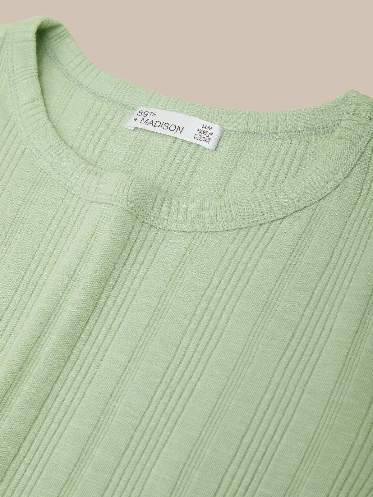Elbow Sleeve Crewneck Tee sold by 89th & Madison product image thumbnail 4