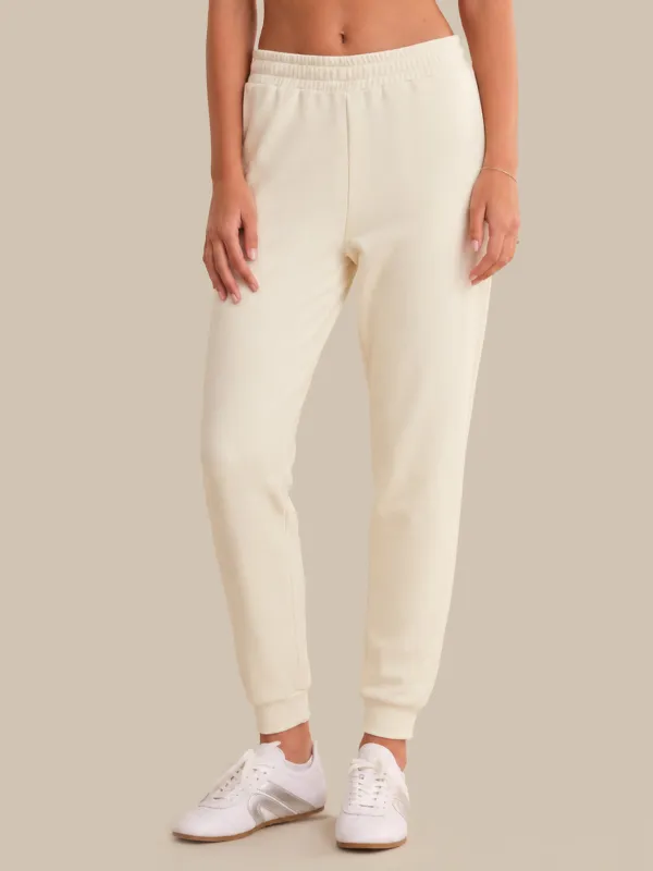 High-Rise Cuffed Joggers made by 89th & Madison