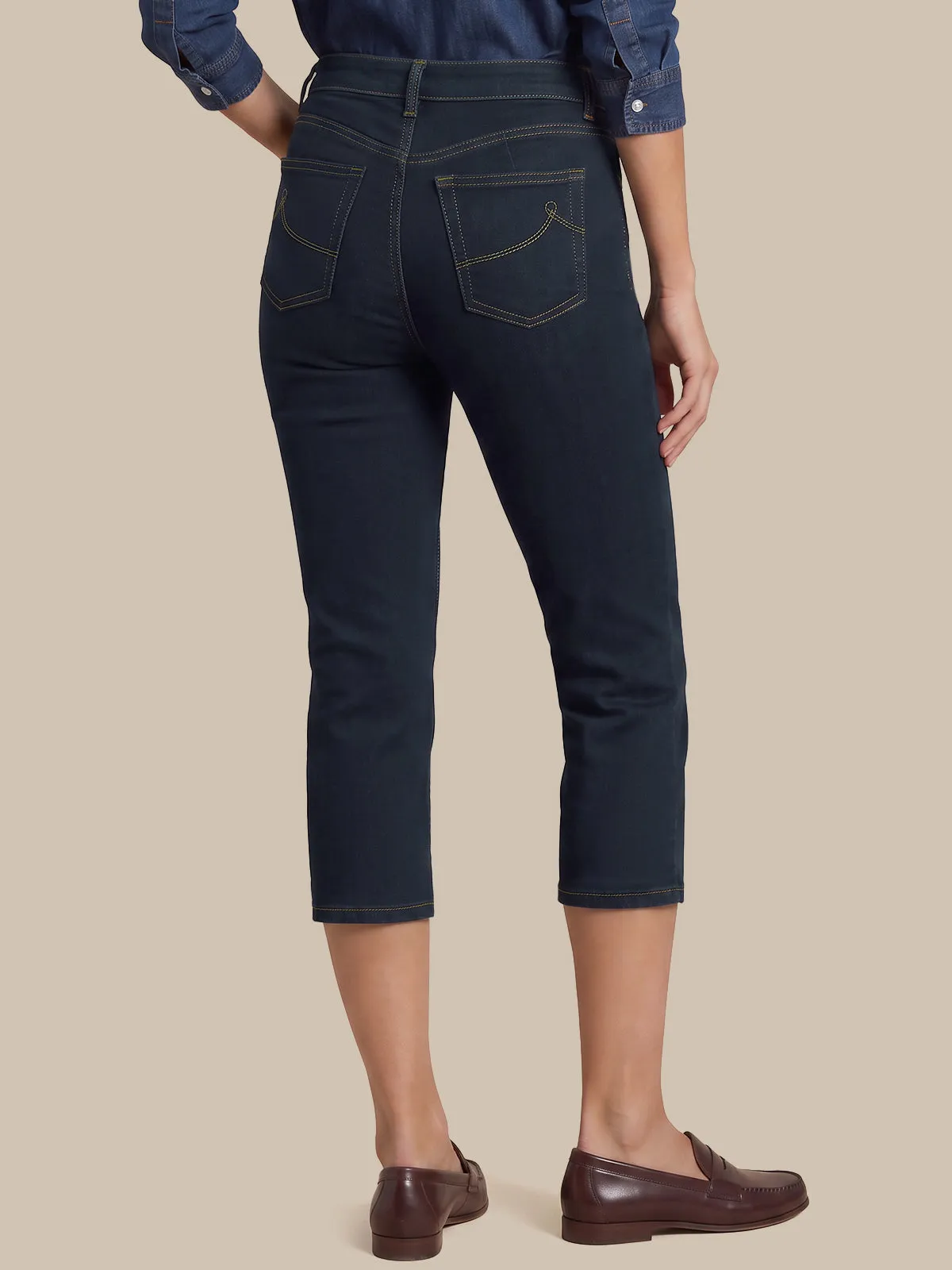 High Rise Capri Jean sold by 89th & Madison product image thumbnail 2