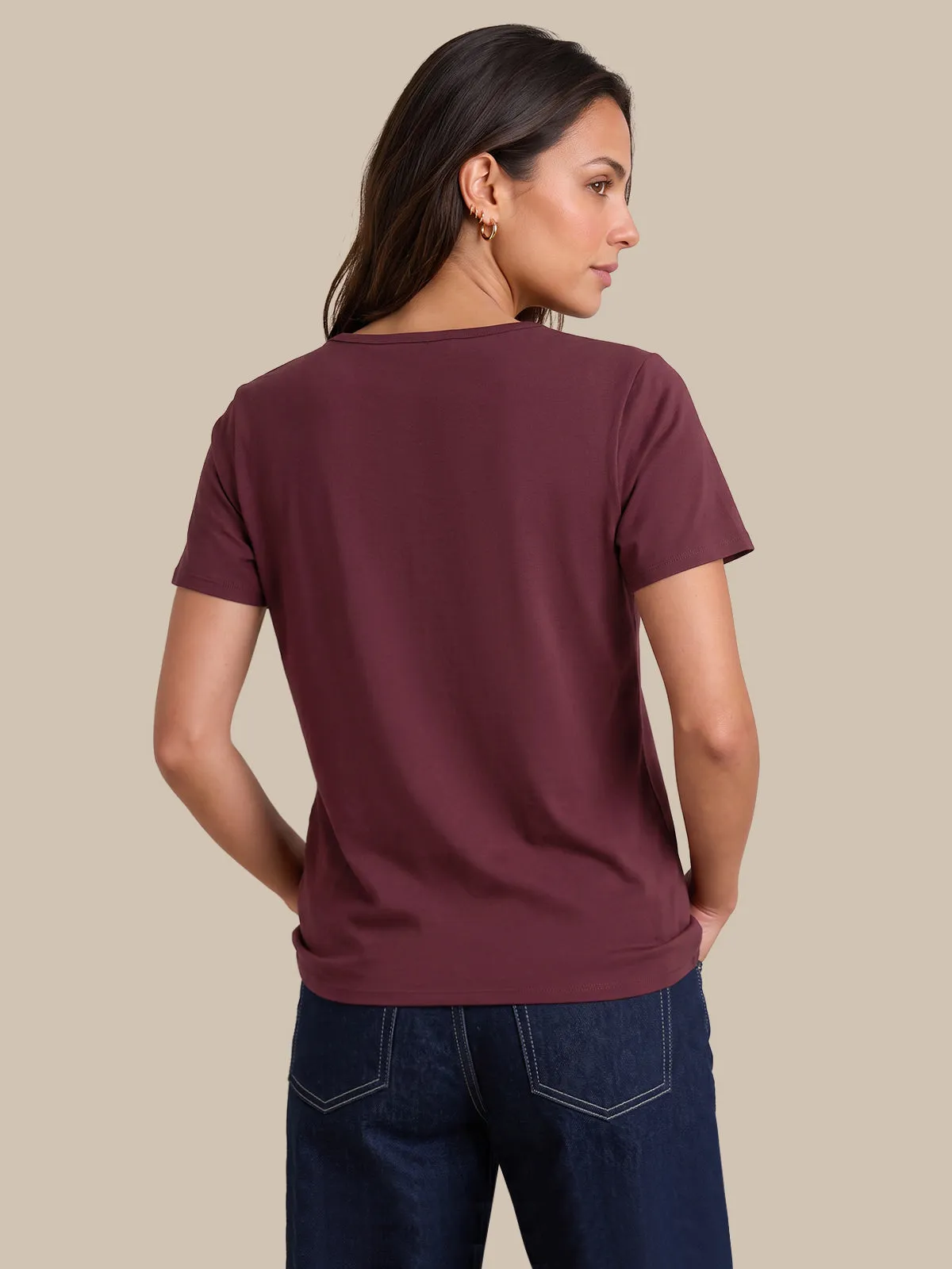 Scoop Neck Tee sold by 89th & Madison product image thumbnail 2