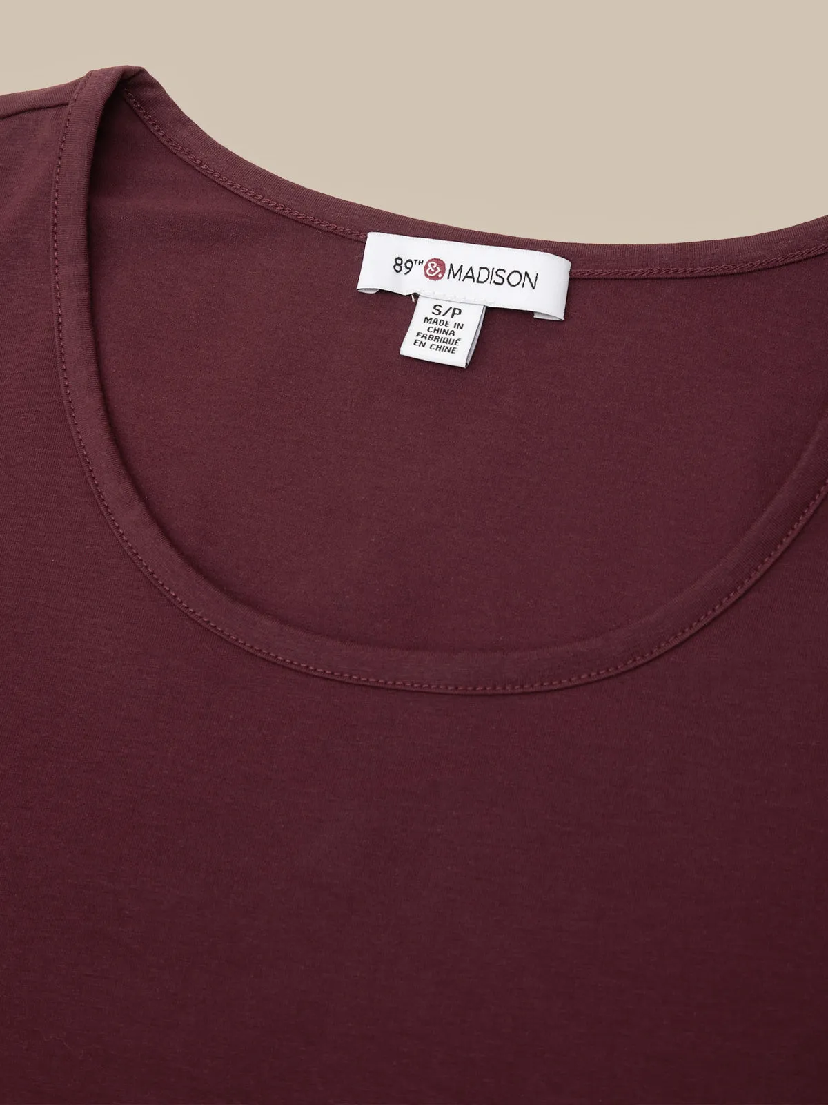 Scoop Neck Tee sold by 89th & Madison product image thumbnail 4