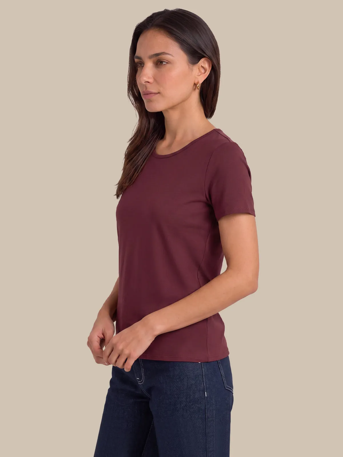 Scoop Neck Tee sold by 89th & Madison product image thumbnail 3