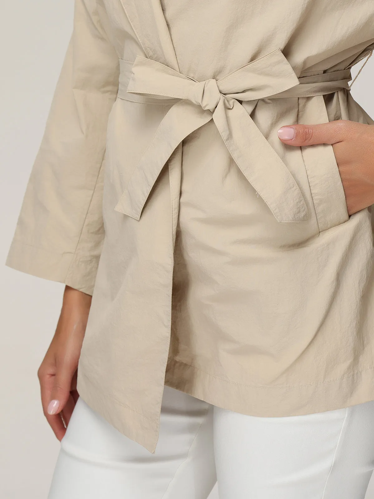 Belted Trench Coat sold by 89th & Madison product image thumbnail 5