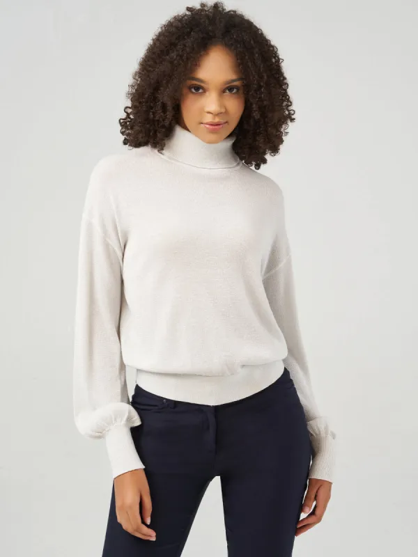 Lurex Turtleneck Pullover sold by 89th & Madison