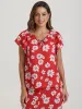 Floral Flutter Sleeve Tie Neck Blouse sold by 89th & Madison
