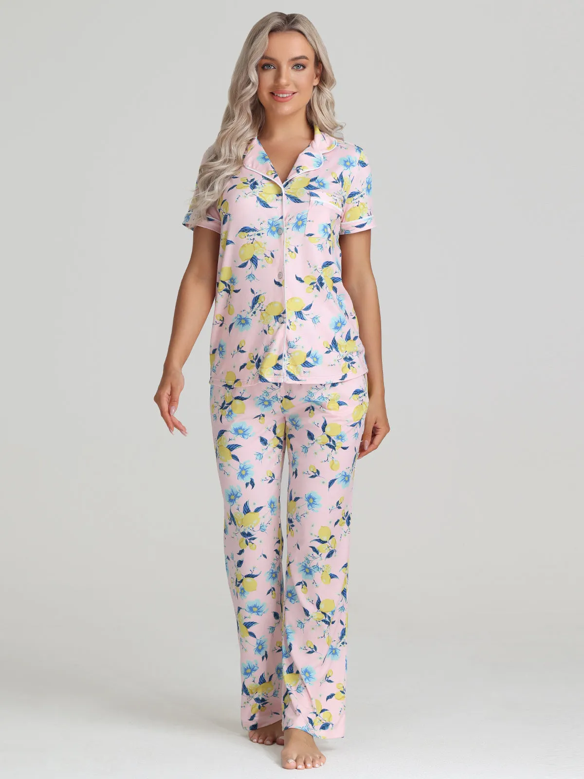 Floral Pajamas Set sold by 89th & Madison product image thumbnail 3