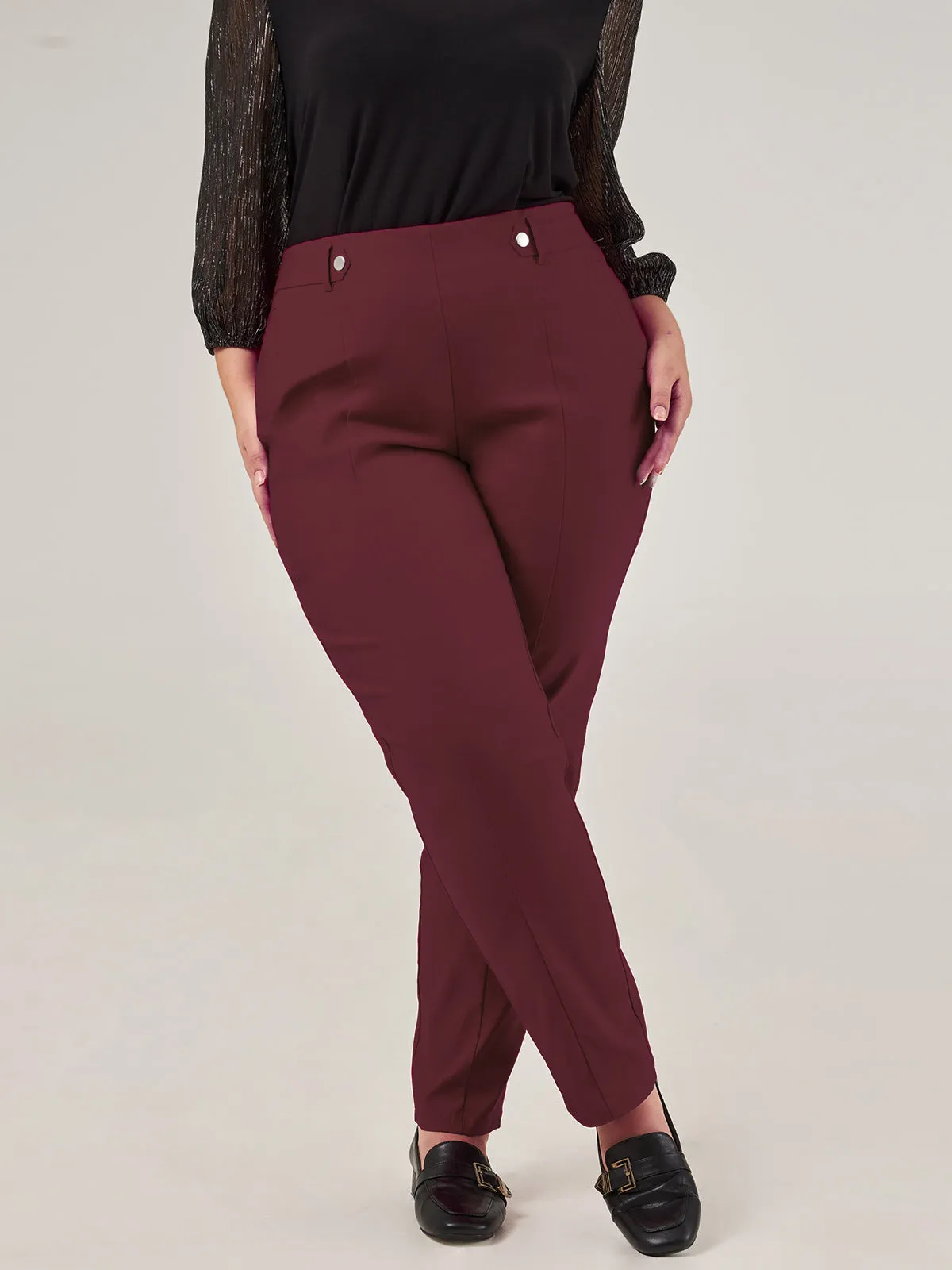 Plus Millennium Stretch Straight Leg Pants sold by 89th & Madison