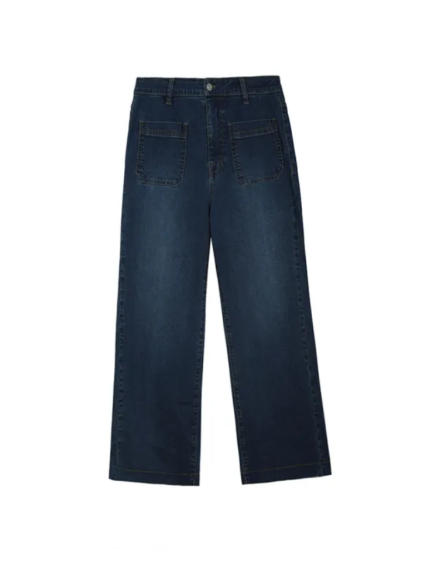 Crop Wide Leg Jeans sold by 89th & Madison