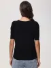 Floral Crochet Sleeve Cool Top sold by 89th & Madison