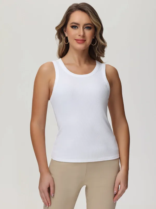 Rib Racer Tank Top sold by 89th & Madison