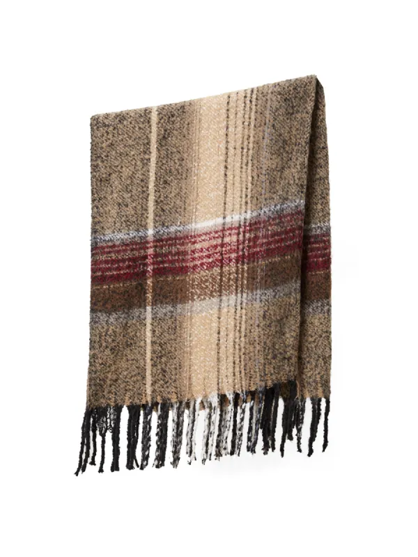Check Scarf With Tassel sold by 89th & Madison