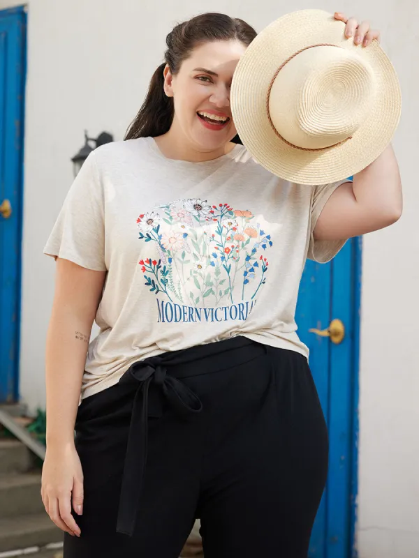 Plus Modern Victorian Graphic Tee sold by 89th & Madison