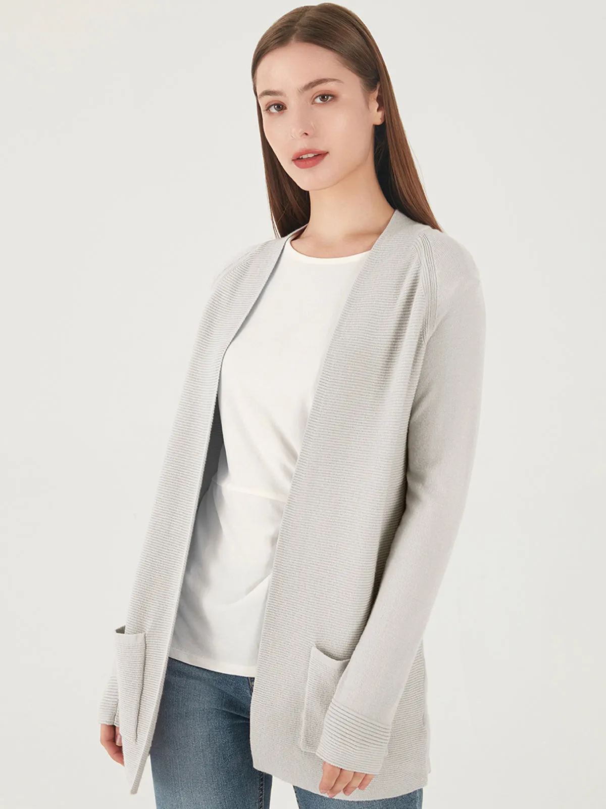 Raglan Sleeve Open Cardigan sold by 89th & Madison product image thumbnail 2