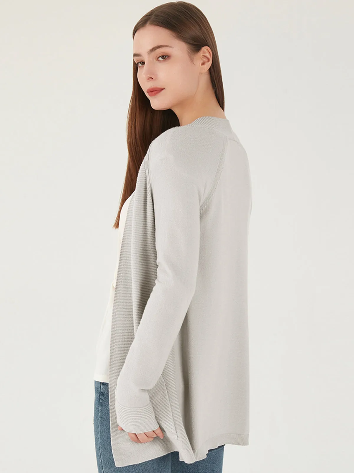 Raglan Sleeve Open Cardigan sold by 89th & Madison product image thumbnail 3