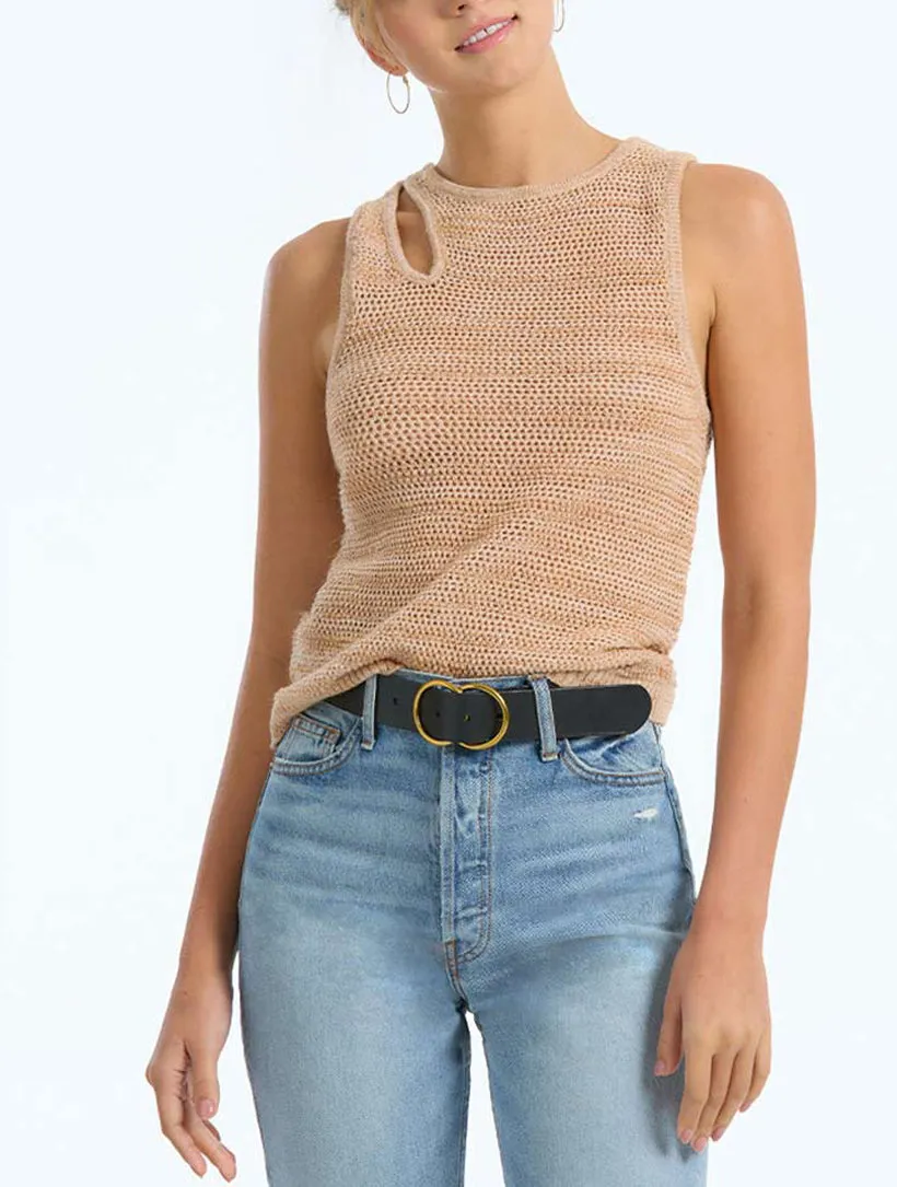 Open Stitch Tank sold by 89th & Madison