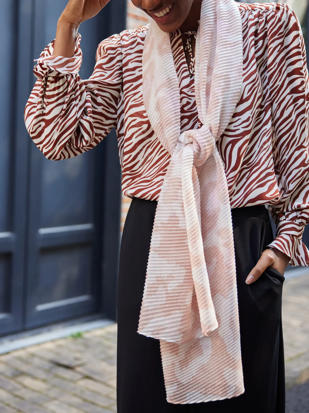 Leopard Print Scarf sold by 89th & Madison