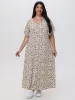Plus Floral Flutter Sleeve Maxi Dress sold by 89th & Madison