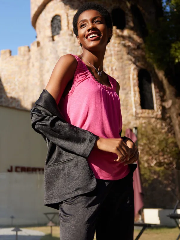 Ruched Tank Top sold by 89th & Madison