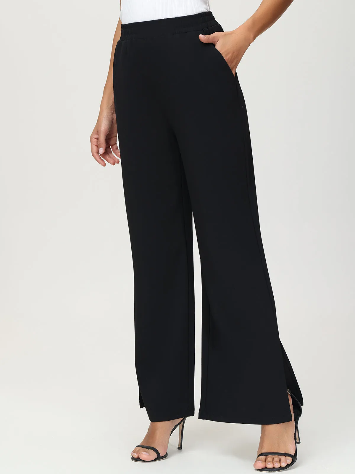 Scuba High-Rise Wide Leg Pants sold by 89th & Madison product image thumbnail 5
