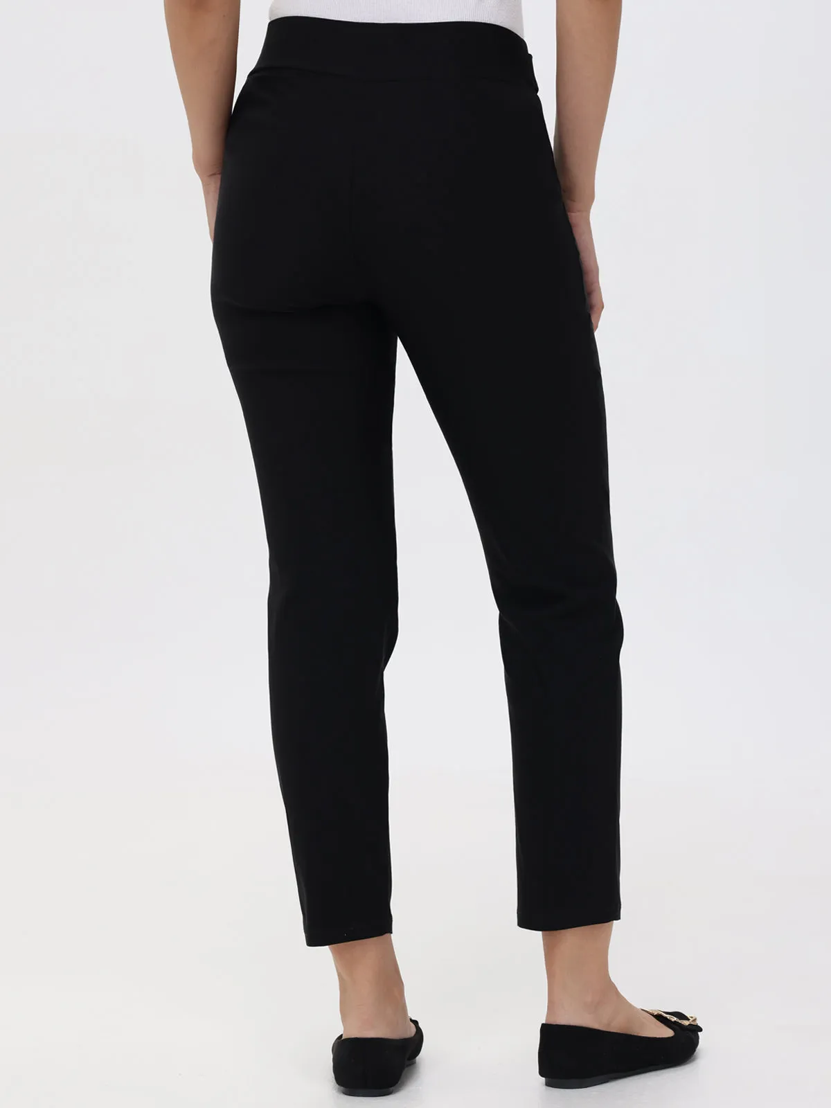 Millennium Stretch Paperclip Grommet Ankle Little Black Pants sold by 89th & Madison product image thumbnail 2