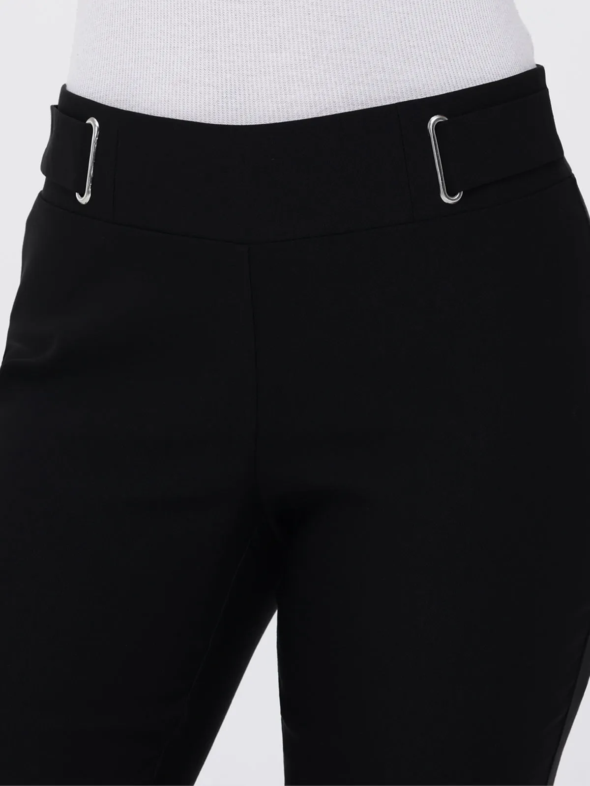 Millennium Stretch Paperclip Grommet Ankle Little Black Pants sold by 89th & Madison product image thumbnail 5