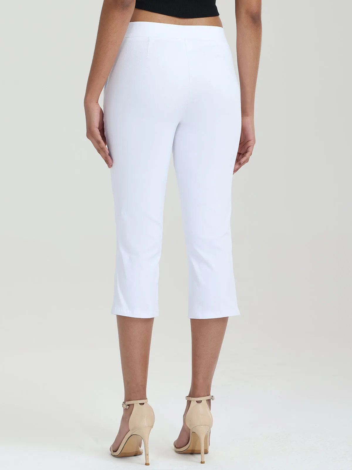 Mid Rise Pull-On Capri Pants sold by 89th & Madison product image thumbnail 4